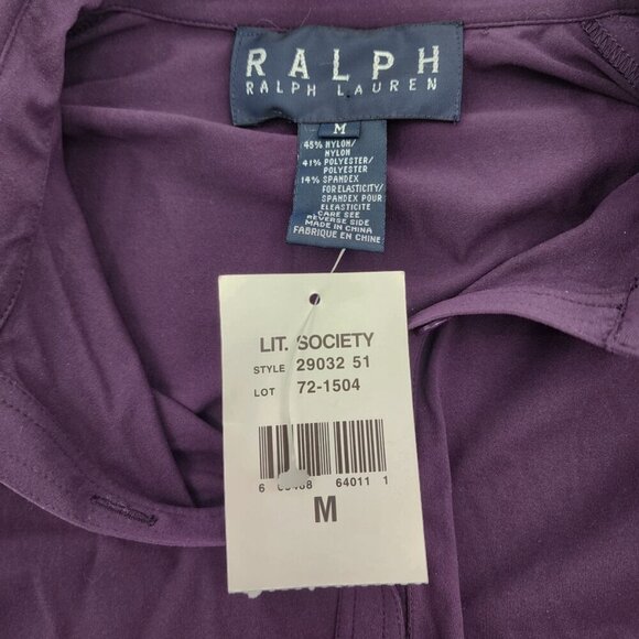 RALPH LAUREN Blue Label NWT Collared French Cuff Sleeve Bodysuit - Picture 3 of 4